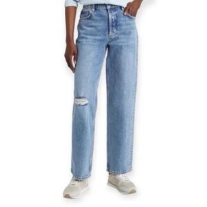 RAILS The Topanga High Rise Straight Jeans Light Blue Size 25